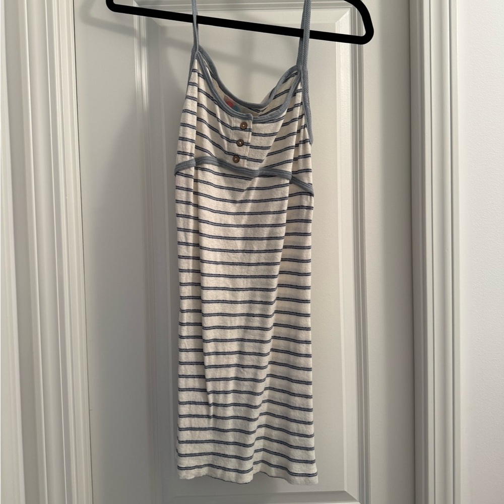 Free People Beach Striped Mini Dress
